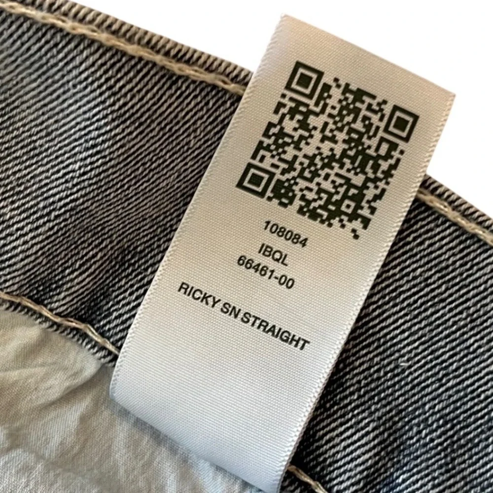 True Religion Mens Ricky Relaxed Straight Denim Shorts Light Breezy Wash 40‎ NWT